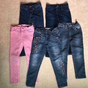 Lot girls’ size 4/5T jeans